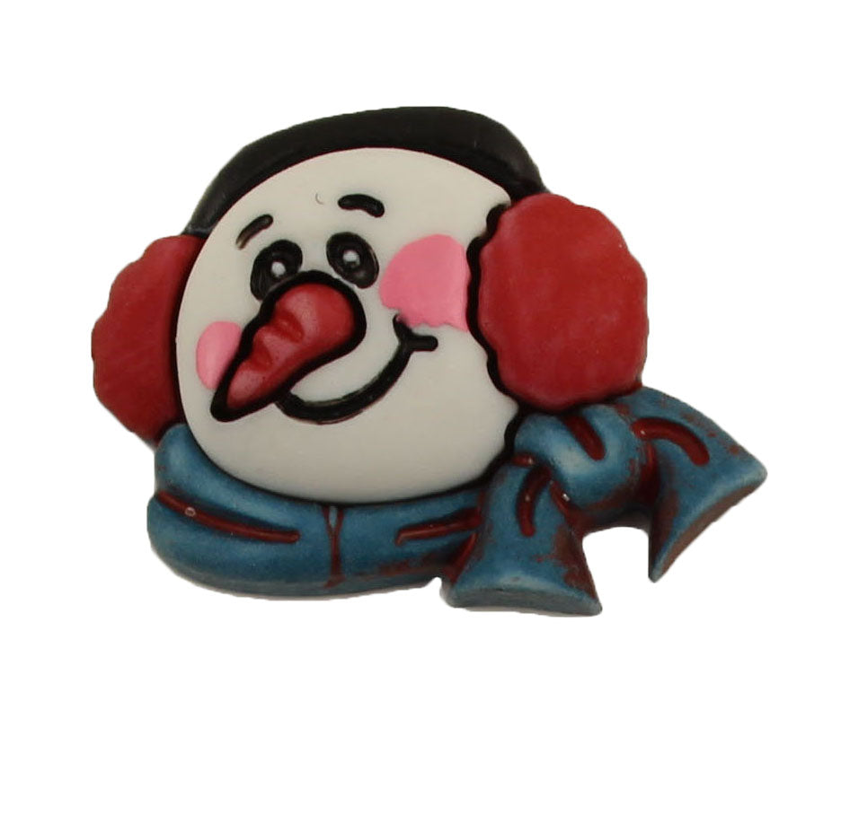 Snowman with Ear Muffs - B1018