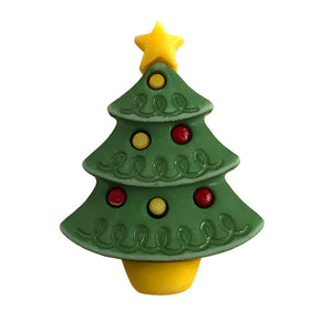 Christmas Tree Single Bulk Button - B1020