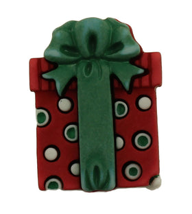 Gift with Dots Single Bulk Button- B1024