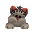 Peeking Cat - B1126-1