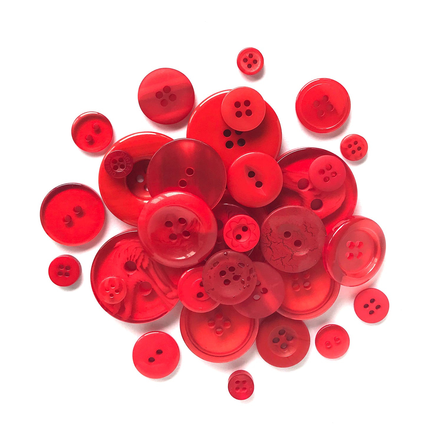 Big Red Button Grab Bag | Buttons Galore Wholesale
