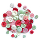 Contemporary Christmas Craft Buttons - BCB153-1