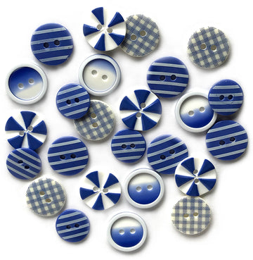 House of Blues Printed Buttons - 0