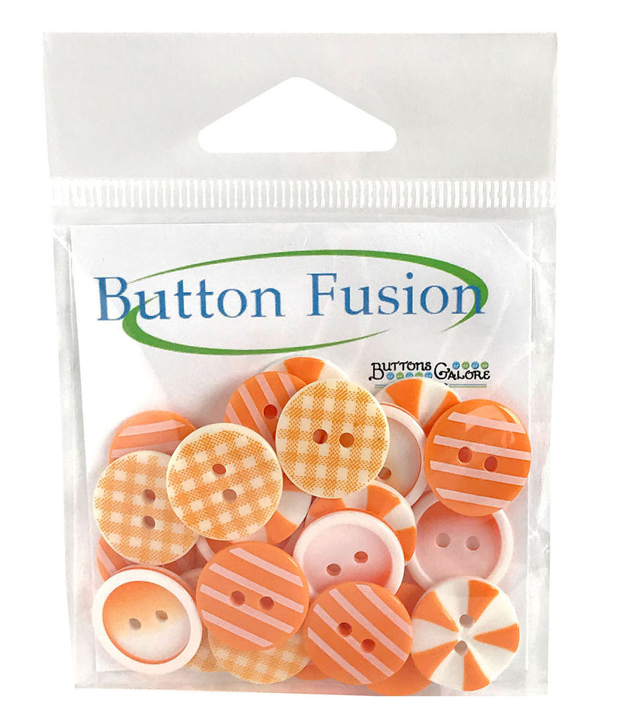 Orange Slices Printed Buttons