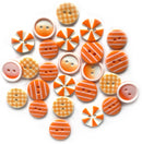 Orange Slices Printed Buttons-2