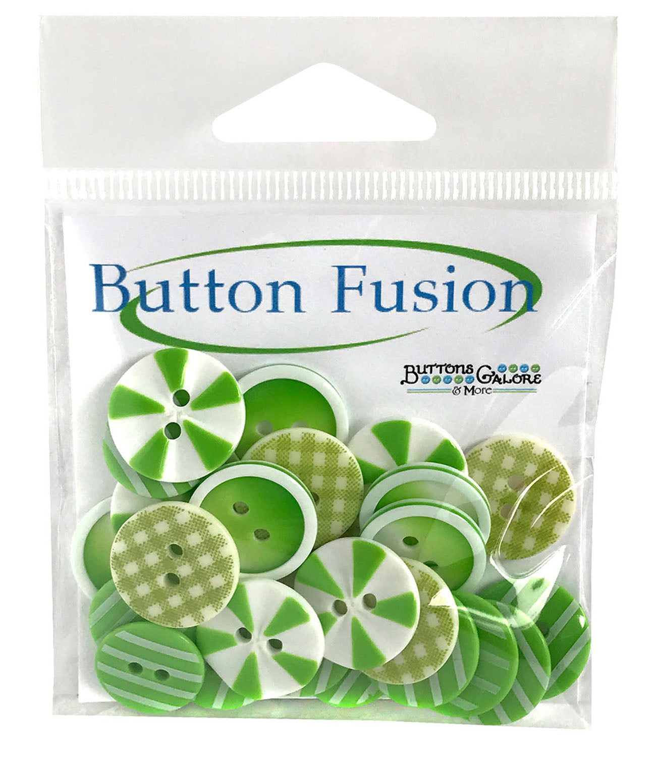 Lime Lite Printed Buttons