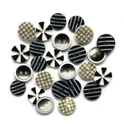 Optical Illusion Printed Buttons