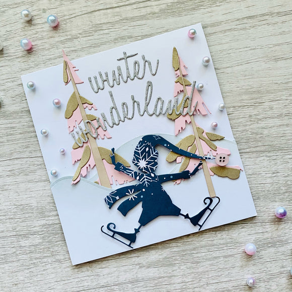 Retro Christmas Craft Buttons - MJ117