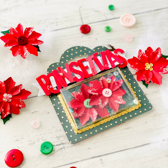 Contemporary Christmas Craft Buttons - BCB153