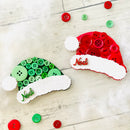 Retro Christmas Craft Buttons - MJ117-4