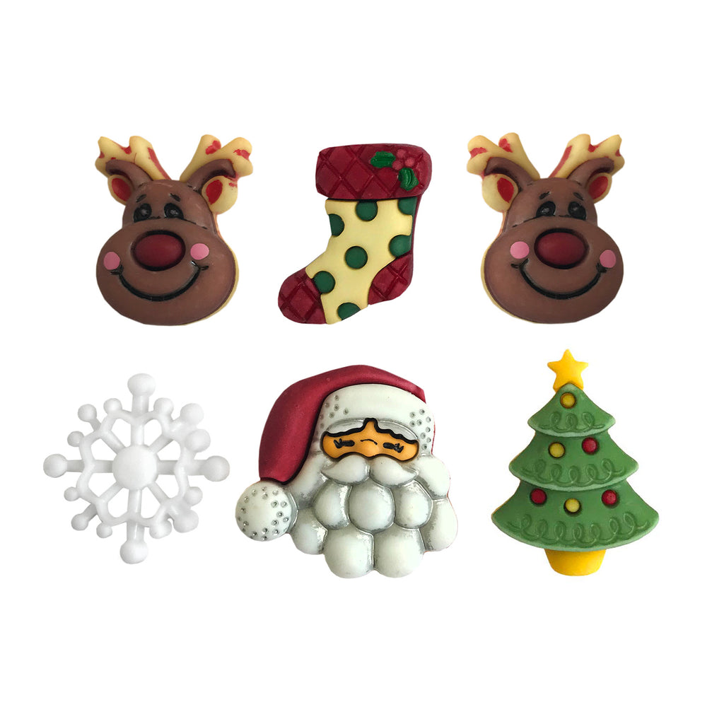 Christmas Buttons for Web and Games