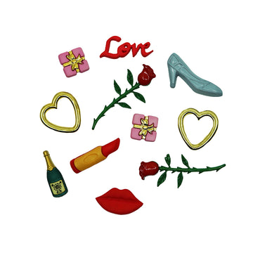 Date Night Theme Buttons - 4321