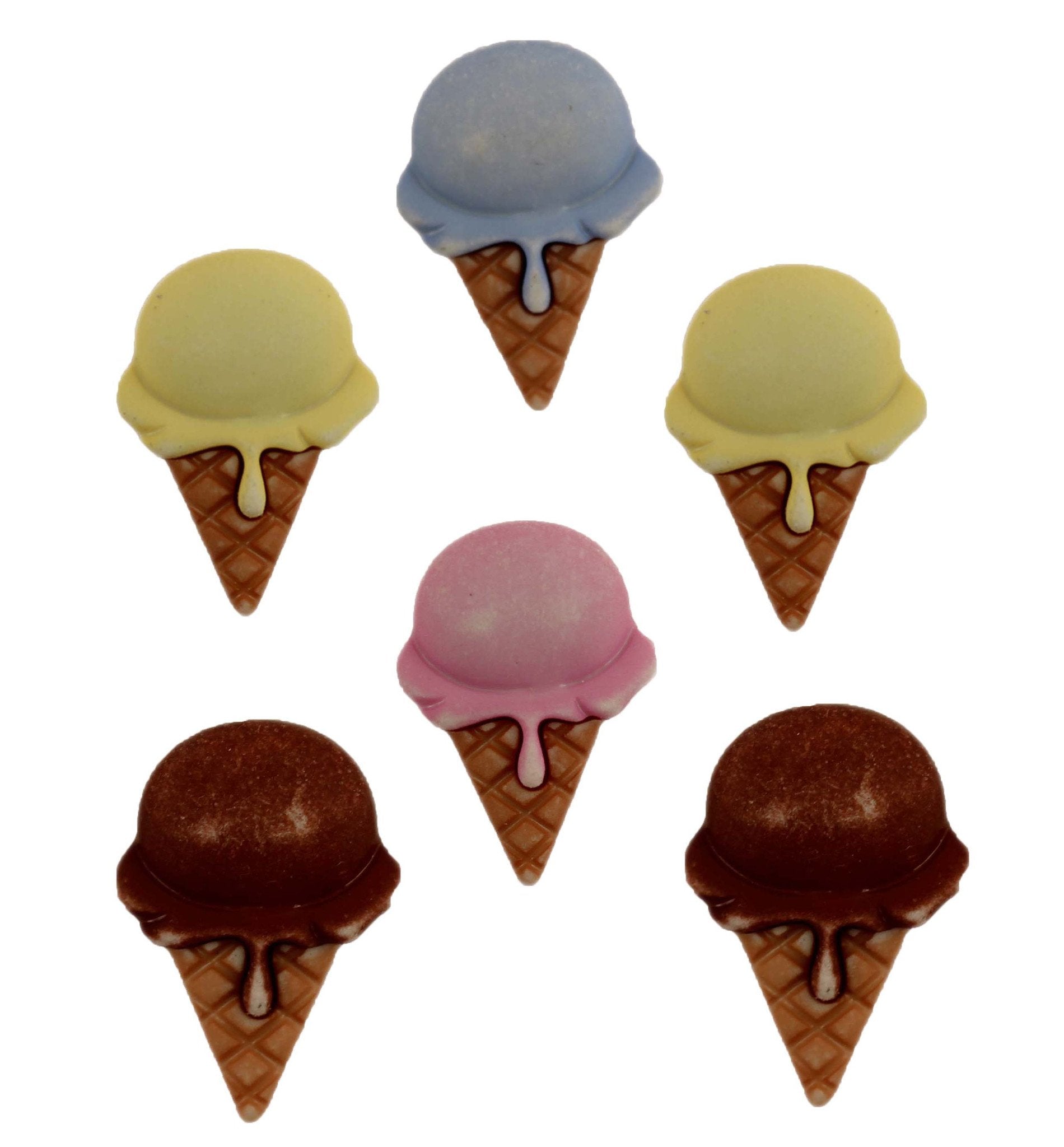 Ice Cream Cones-FN104 | Buttons Galore Wholesale