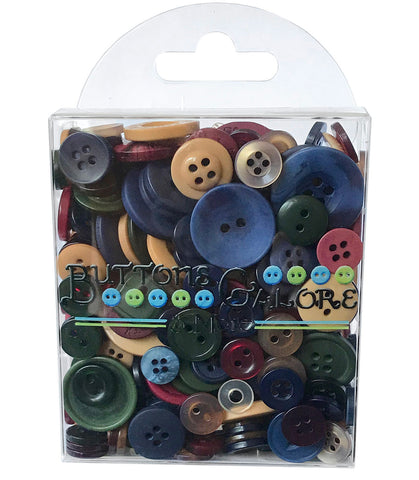 Buttons Galore Gold Stars Button Bag