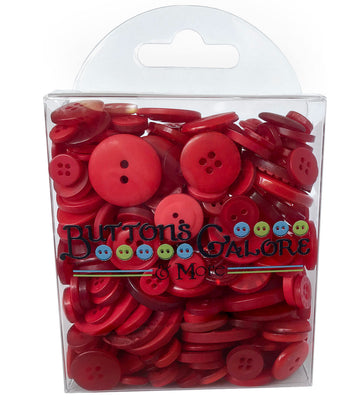 Classic Red Button Tote - HB112
