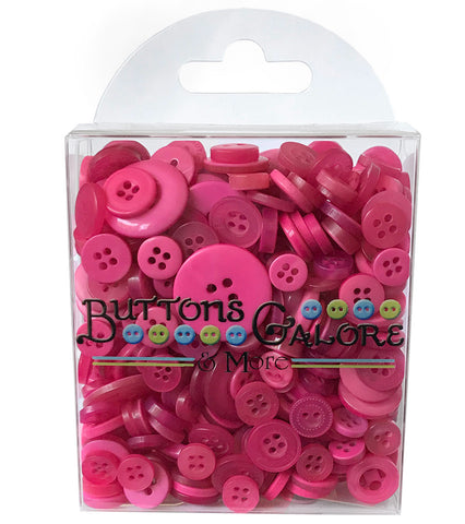 Bright Pink - Button Tote
