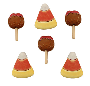 No Tricks, Only Treats 3D Buttons – Halloween Sewing & Craft Button Assortment -HH102