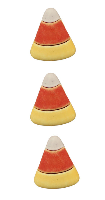 Candy Corn 3D Buttons – Sewing & Craft Button Assortment-HH120