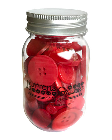 Big Apple Buttons in a Jar - MJ100
