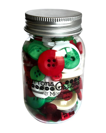 Christmas Craft Buttons - MJ118