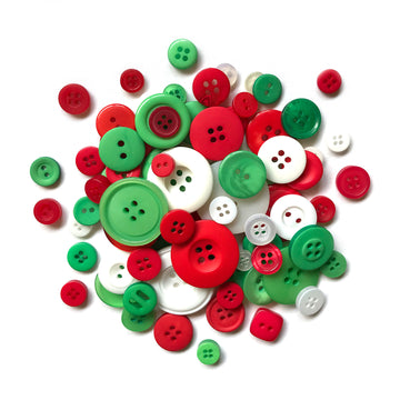 Christmas Craft Buttons - MJ118 - 0
