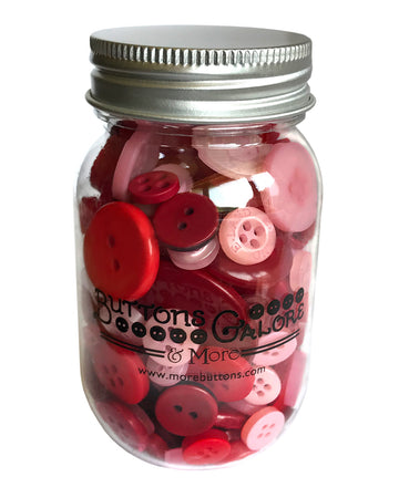 Valentine Buttons in a Jar- MJ122