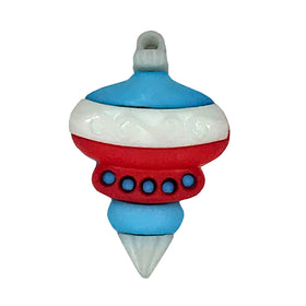 Vintage Ornament Single Bulk Button - SB126