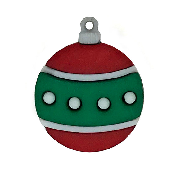 Tree Ornament Single Bulk Button - SB127
