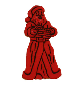 Vintage Style Santa Claus Craft Button - SB143