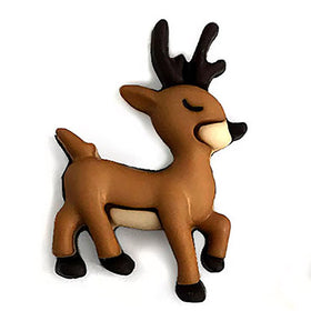Reindeer Single Bulk Button- SB20