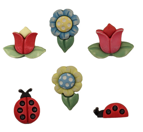 Flowers & Ladybugs-SF105