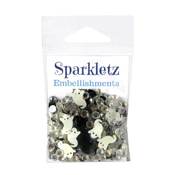 BOO!  Sparkletz™ | Halloween Rhinestones, Pearls & Sequins Craft Embellishments - SPK153 - 0