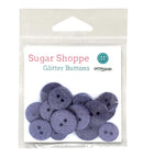 Hydrangea Glitter Buttons - SUS101-2