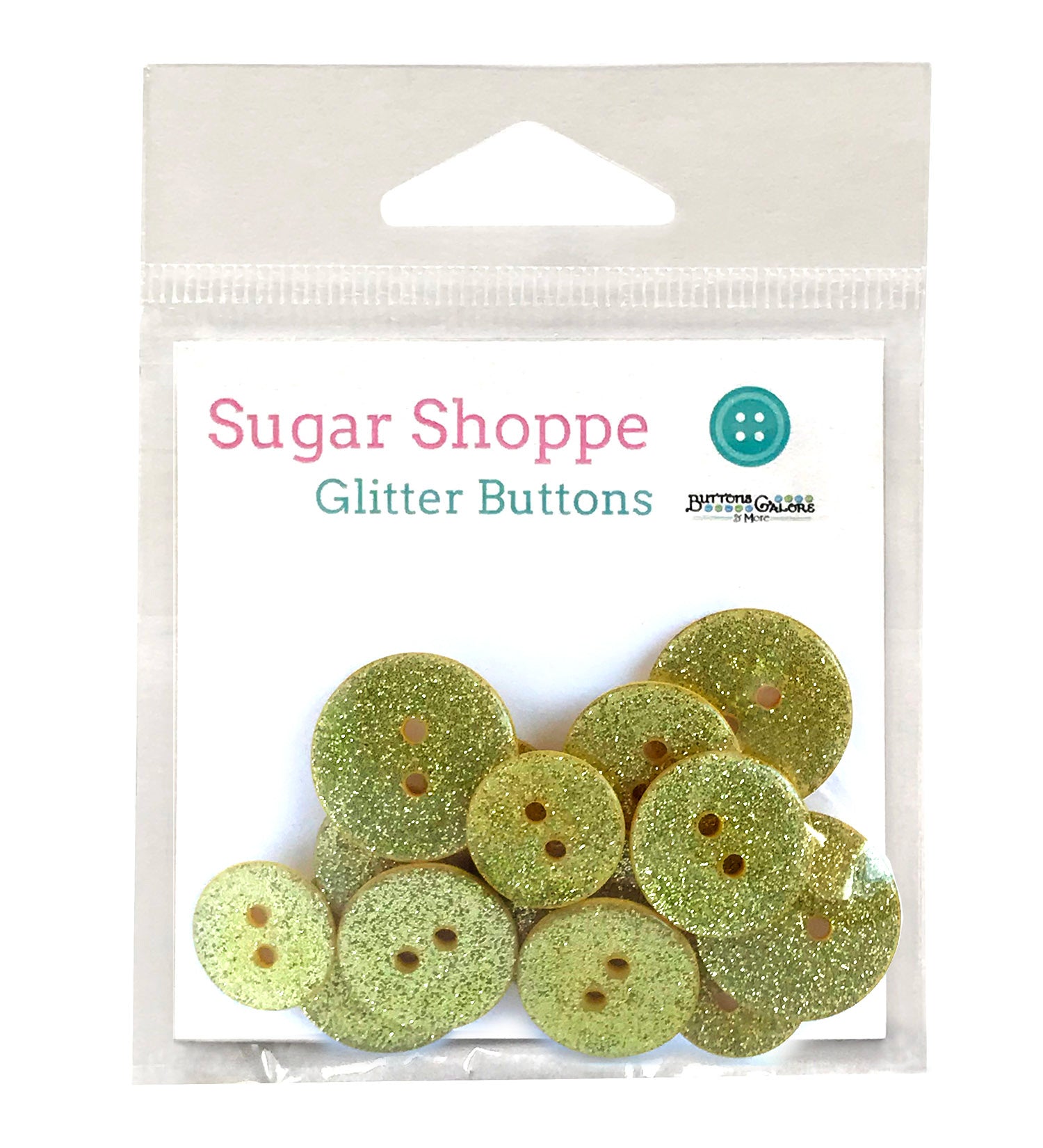 Limoncello Glitter Buttons - SUS103 - 0