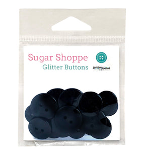 Onyx Glitter Buttons - SUS107 - 0