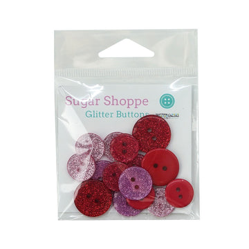 Valentine Glitter Buttons - SUS110 - 0
