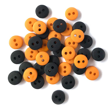 Halloween Tiny Buttons Assortment – Mini Halloween Craft Buttons - 1574