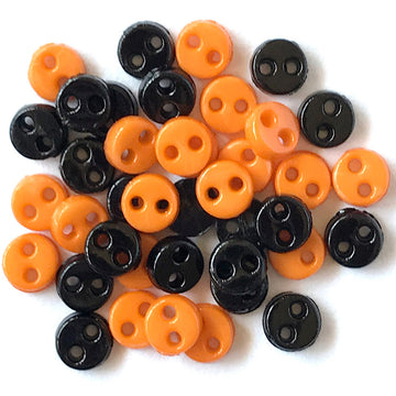 Halloween Micro Buttons – Tiny Halloween Buttons for Sewing, Crafts & Miniature Projects - 1803