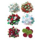 Candy Cane Gift Box Assorted Embellishments-3