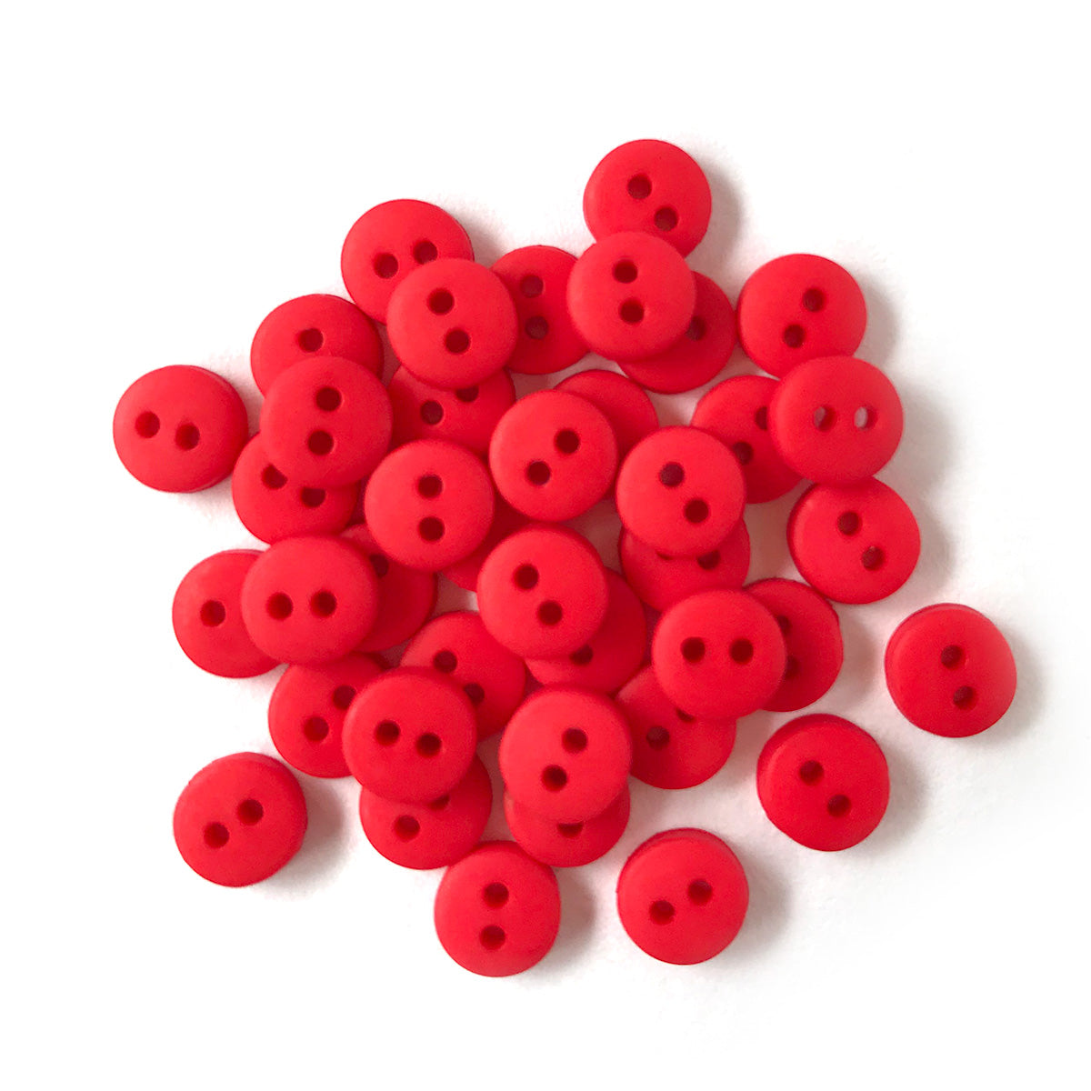 Red Tiny Buttons- 1590 | Buttons Galore Wholesale